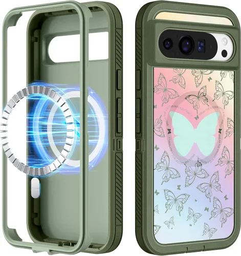 Miniatura 72 de Funda para Moto G 5G 2024 – Compatible con MagSafe para mujeres y niñas, bonita funda protectora magnética para teléfono, diseño femenino Kawaii