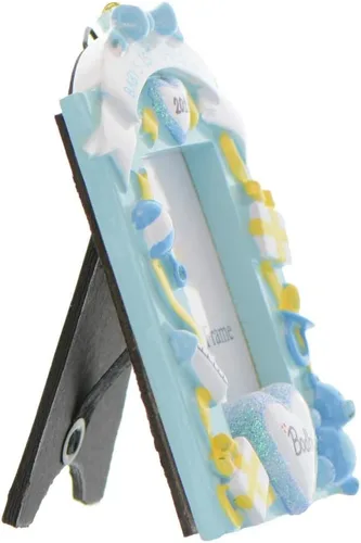 Miniatura 2 de Marco de fotos personalizado, adorno de Navidad 2025 – Marco de fotos colgante para bebé, primera Navidad, regalo de baby shower, adorno decorativo