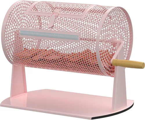 Miniatura 10 de Orionstar Tambor de rifa, juegos y deportes profesional para rifas con mango giratorio de madera con capacidad para 2500 boletos (negro)
