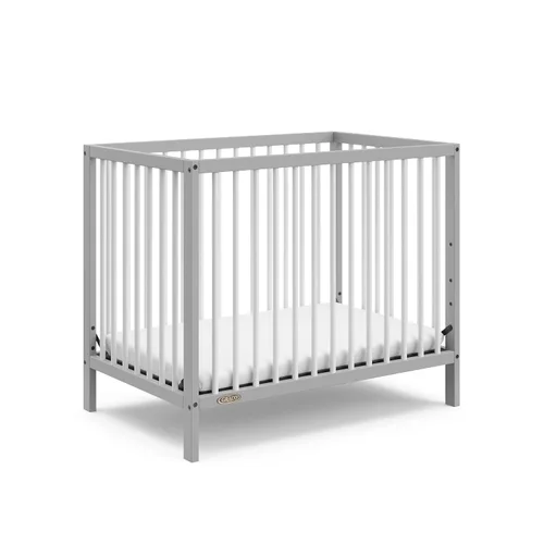 Miniatura 13 de Graco Teddi, Mini cuna convertible 4 en 1 con colchón adicional resistente al agua (negro) – Certificado GREENGUARD Gold, colchón de 7 cm incluido