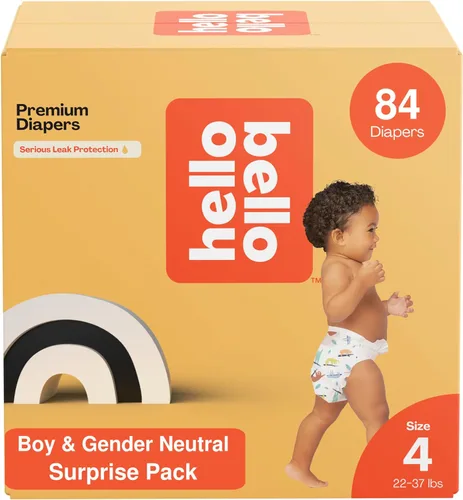 Miniatura 24 de Hello Bello Pañales Premium, Talla 3 (14-24 libras) Paquete Sorpresa para Niñas - 100 Unidades, Hipoalergénicos con Tacto Suave Similar a la Tela