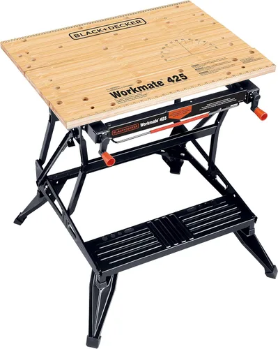 Miniatura 2 de BLACK+DECKER Banco de trabajo portátil, centro de proyectos y tornillo de banco con abrazaderas IRWIN QUICK-GRIP, con una sola mano, mini bar, 6