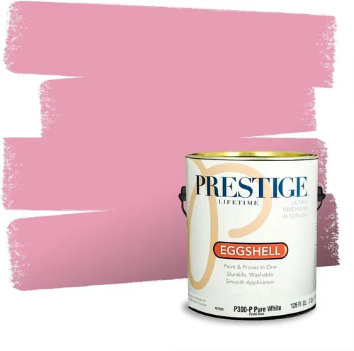 Miniatura 471 de Prestige Paints Pintura exterior e imprimación en uno, 1 galón, plano, coincidencia comparable de Valspar* Amber Rose*
