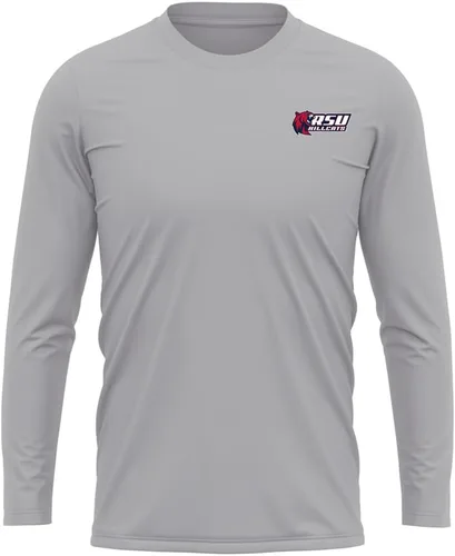 Miniatura 336 de Camisa deportiva de manga larga oficial de la NCAA Collegiate para hombre, con logotipo en el pecho izquierdo, colección Athletic Heather