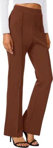 Miniatura 73 de Urban CoCo Pantalones de trabajo elásticos con corte de bota, pantalones de yoga pequeños para oficina casual