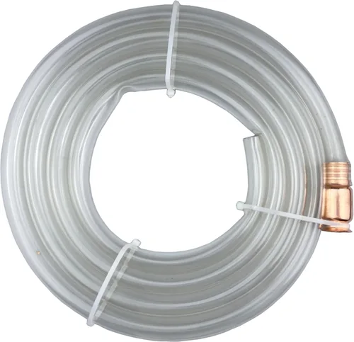Miniatura 13 de Darnassus Bomba de manguera de sifón, bomba manual de transferencia de combustible para gasolina, aceite de gas, combustible, petróleo, diésel