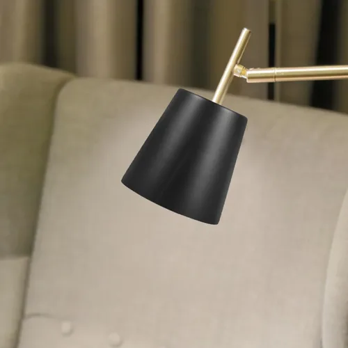 Miniatura 2 de Housoutil Pantalla de metal forjado de 5.07 x 4.96 x 4.96 pulgadas, pantalla colgante para lámpara colgante de interior para lámparas de mesa