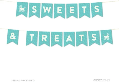 Miniatura 34 de Colección de Baby shower de Andaz Press Baby & Co., Banner Cards & Gifts, 1