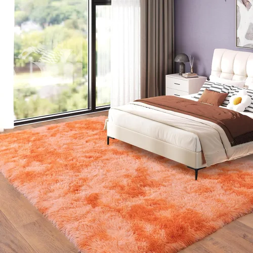 Miniatura 171 de Dssimo - Alfombra superesponjosa para la habitación, alfombra de área moderna, pequeña, suave y acogedora de felpa para niños, niñas y adolescentes