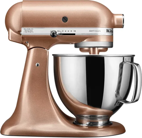 Miniatura 20 de KitchenAid Artisan Series KSM150PS, mezclador de pie con cabezal inclinable de 5 cuartos de galón con escudo de vertido KSM150PS, pistacho