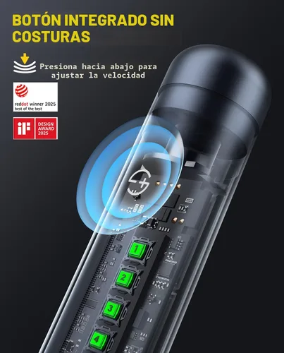 Miniatura 2 de Fanttik F2 Master - Mini kit de herramientas rotativas inalámbricas, motor NeoPulse, 5 velocidades, 25000 RPM, cubo Revostor, 35 accesorios