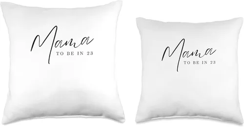 Miniatura 3 de Mama To Be 2023 Promoted To Mommy Mothers Day 2023 RK - Almohada para regalar a nuevas madres, camisas y accesorios 2023, 16 x 16 pulgadas