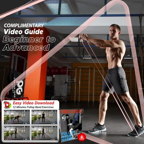 Miniatura 4 de Physix - Bandas de asistencia para dominadas, bandas de resistencia con bucle, bandas de goma de entrenamiento para ejercicio, HIIT, tonificación