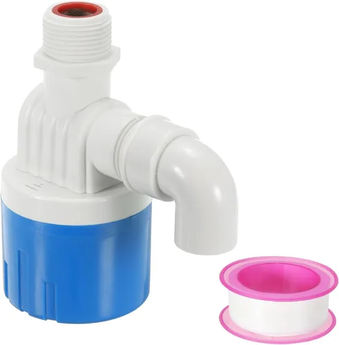 Miniatura 7 de PATIKIL Válvula de control de nivel de agua automática de 1/2", válvula de flotador automática de agua de entrada superior de plástico Válvula