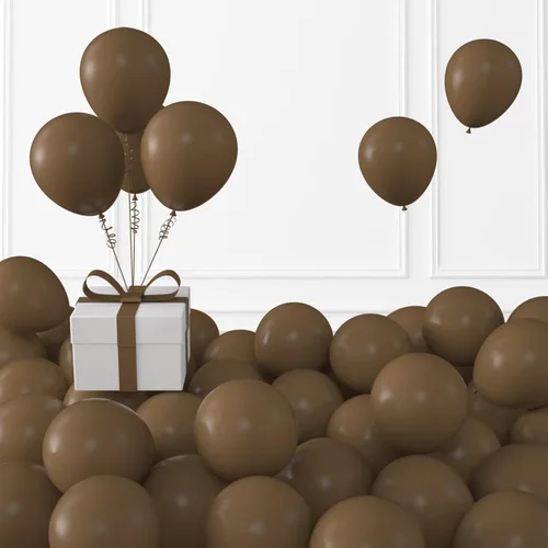 Miniatura 75 de KALOR Globos dorados champagne, 100 piezas de 5 pulgadas de globos mini de látex mate para arco de guirnalda de globos, decoración de cumpleaños