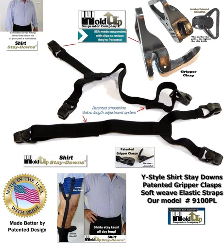 Miniatura 27 de La camisa de vestir Hold-Ups® Stay-downs se mantiene con clips antideslizantes patentados en Estados Unidos