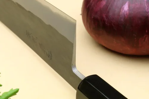 Miniatura 6 de Yoshihiro Kurouchi - Cuchillo de chefs Gyuto de acero inoxidable forjado en negro con mango de ébano (9.5 pulgadas (9.449 in) y sin saya)