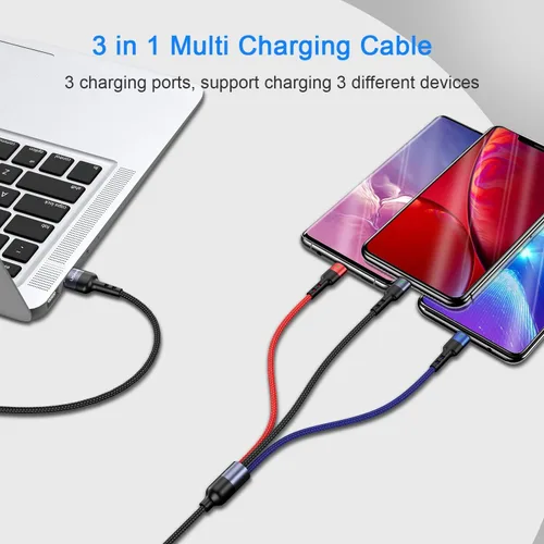 Miniatura 2 de USAMS Cable de carga retráctil múltiple