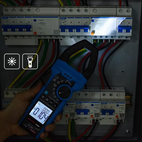 Miniatura 5 de MESTEK Multímetro digital de abrazadera de entrada de 1000 A TRMS 6000 cuentas, probador de voltaje, medidor de amperios de voltios con VFD, modo