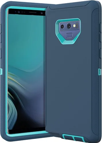 Miniatura 10 de Funda para Samsung Galaxy Note 9, a prueba de caídas, a prueba de golpes, resistente, funda protectora para Samsung Note 9, 6.4 pulgadas (negro)