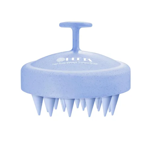 HEETA Masajeador de cuero cabelludo para el crecimiento del cabello, cepillo exfoliante de champú de silicona suave para exfoliación, eliminación de