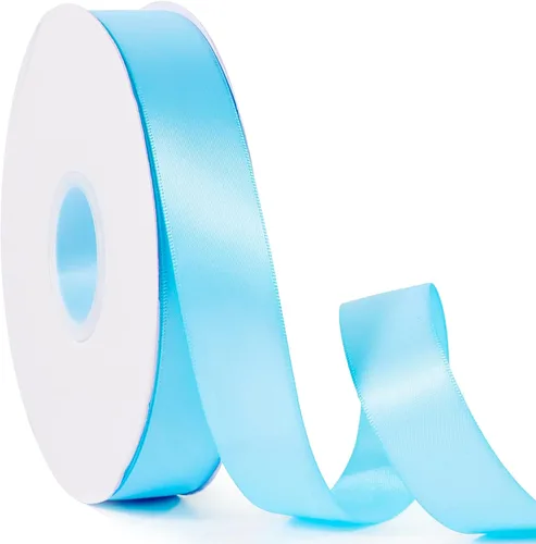 Miniatura 148 de Cinta de satén de color liso verde manzana de 1-1/2 pulgadas x 50 yardas, cinta de tela de poliéster de alta densidad de doble cara para envolver