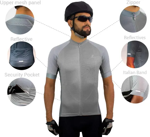 Miniatura 5 de Jersey de manga corta para ciclismo para hombre con código de Columbia