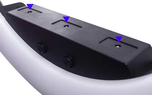 Miniatura 5 de Lámpara de anillo de 100 W, 22 pulgadas, kit de luz de anillo de 21.7 in, lámpara LED súper brillante para maquillaje, belleza, uñas, piel, bolso