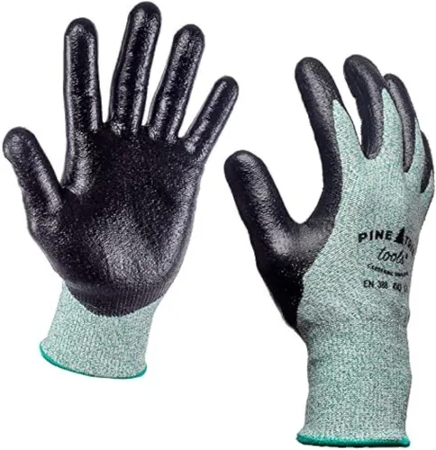 Miniatura 7 de Guantes resistentes a cortes Nivel 5 Guantes de jardinería con agarre anticortes, guantes de trabajo de cocina eléctricos para hombres y mujeres