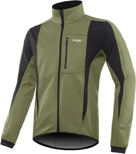 Miniatura 38 de Chaqueta térmica para ciclismo (tejido Softshell, resistente al viento, impermeable, 15K) de ARSUXEO