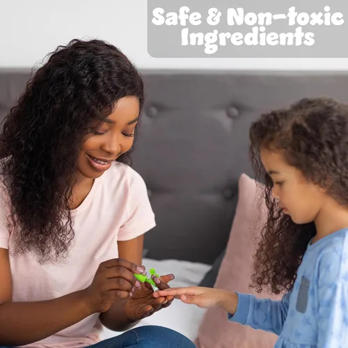 Miniatura 6 de Paquete económico de 24 esmaltes de uñas perfumados, tonos brillantes y brillantes, colores seguros Non-Toxic Water-Based Manicure & Pedicure Kit