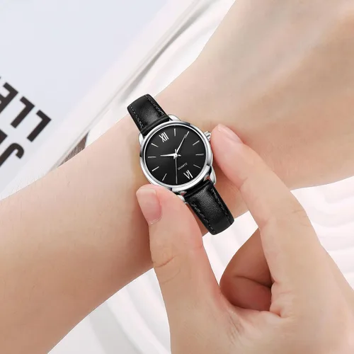 Miniatura 6 de TWOPTION Women's Leather Strap Watch Minimalist Wrist Watches for Women Ladies Analog Quartz Watch for Small Wrists
