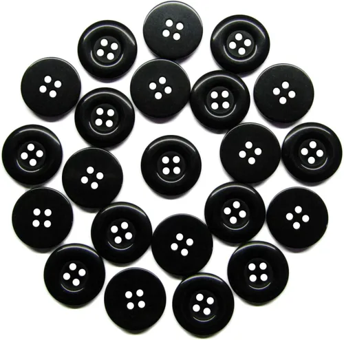 Miniatura 7 de ButtonMode Botones uniformes para ropa de trabajo, escuela, chef, cocina, ropa quirúrgica, delantales con 2 agujeros de 0.748 in (3/4 pulgadas)
