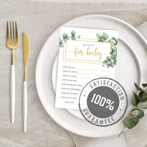 Miniatura 7 de Hat Acrobat Tarjetas de consejos y deseos para baby shower (juego de 50) – Tarjetas de juego de ducha de doble cara de género neutro – Tarjetas
