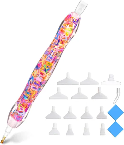 Miniatura 8 de Praise V Do Taladro de arte de pintura de diamante morado DotAccessories Tools Pen, herramienta selector de gemas de diamantes de imitación