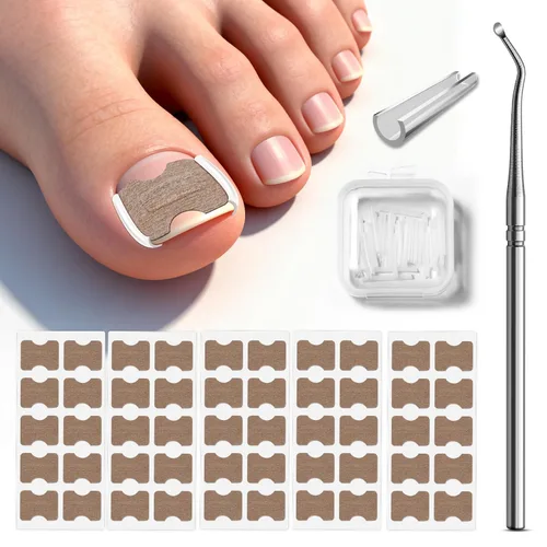 BALUCA Kit corrector de uñas encarnadas mejorado 2025 | Tratamiento profesional de uñas encarnadas y alivio del dolor | Juego de herramientas de