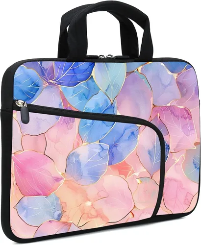 Miniatura 23 de Funda para portátil de 11.6" 12.2 pulgadas para Chromebook, Ultrabook, portátil, tableta de neopreno con asa para hombres y mujeres, dos bolsillos