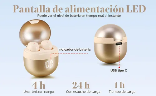 Miniatura 6 de Auriculares de dormir más pequeños para dormir de lado, [versión actualizada 2026] Auriculares inalámbricos ultra cómodos y ligeros para orejas