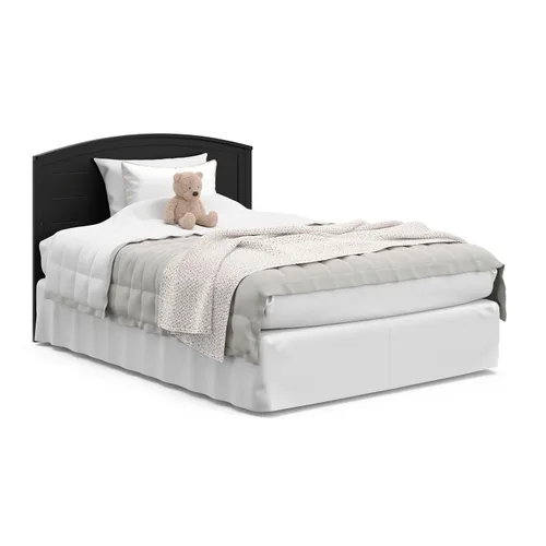 Miniatura 14 de Graco Bellwood - Cuna convertible 5 en 1 y cambiador con cajón (negro) - Certificado GREENGUARD Gold, cajón de almacenamiento de tamaño completo, se