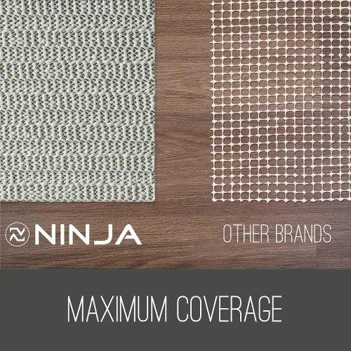 Miniatura 2 de Ninja - Almohadilla de agarre para alfombras para suelos de madera, 9 x 12 pies, almohadillas de agarre antideslizantes para superficies duras