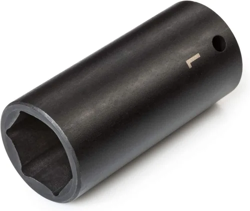 TEKTON SID23025 Dado de impacto profundo de 6 puntos de 1 pulgada impulsor de 1/2 pulgada
