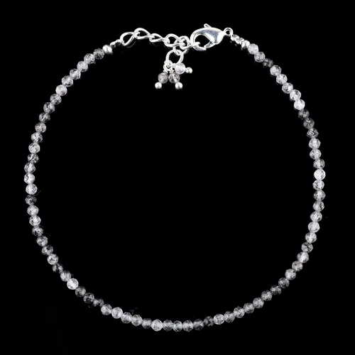 Miniatura 92 de Gempires - Pulseras de cuentas de piedras preciosas hechas a mano, ligeras, de cristal, para uso diario, hipoalergénicas, de 8 pulgadas, chapadas