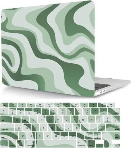 Miniatura 8 de Funda protectora compatible con MacBook Pro de 14 pulgadas 2021 M1 Pro/Max modelo A2442, carcasa rígida de plástico para laptop con cubierta