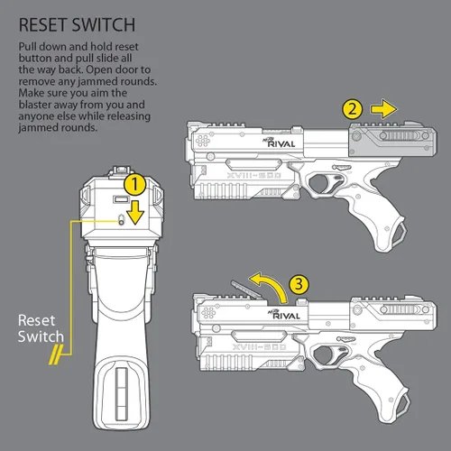 Miniatura 5 de Nerf Rival Kronos XVIII-500 Blaster, azul (exclusivo de Amazon)