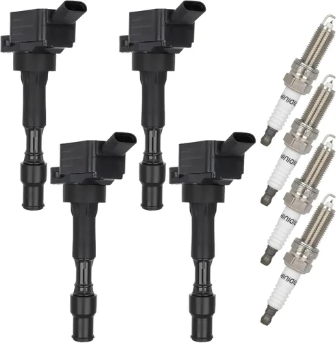 Miniatura 20 de OCPTY Paquetes de bobinas y bujías para UF504, GN10352 compatibles con 2011-2020 para Chrysler para 300 5.7L/V8, 2009-2010 para Dodge para Ram 1500