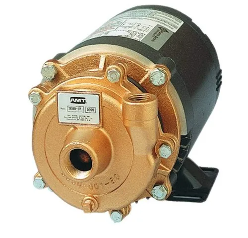 Miniatura 4 de AMT Pump 368A-95 Bomba centrífuga recta, hierro fundido, 1/3 HP, 1 fase, 115/230V, curva A, 3/4" NPT hembra succión, 1/2" NPT puerto de descarga