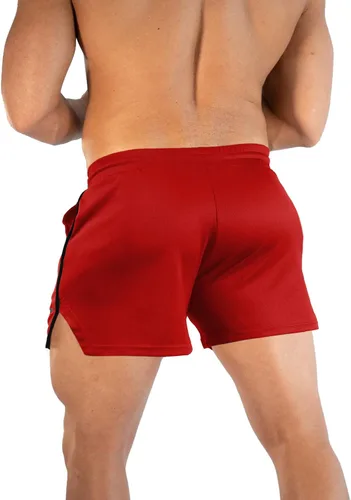 Miniatura 3 de TEZO Pantalones cortos de entrenamiento para hombre, 5 pulgadas, para gimnasio, atletismo, correr, entrenamiento, de secado rápido, pantalones