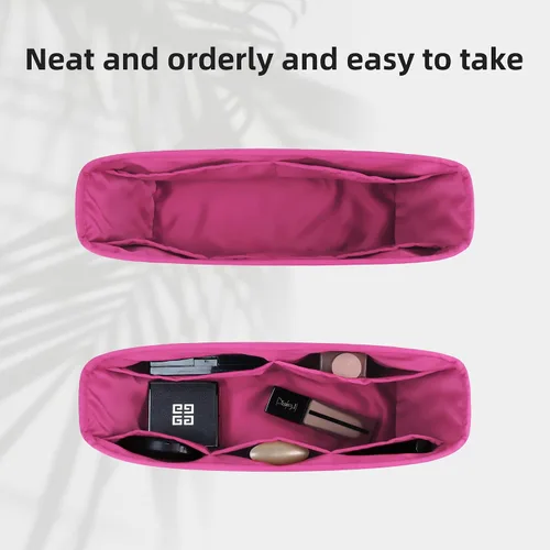 Miniatura 7 de DGAZ Organizador de bolso personalizado o inserto de almohada para bolsas LV Neverfull MiniPMMMGM, organizador de bolsas suave y sedoso, bolso