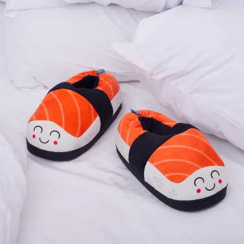 Miniatura 4 de Coddies Pantuflas de sushi "Shoe-shi" Pantuflas divertidas unisex, regalo de broma, lindo regalo de anime Kawaii Tallas para hombres, mujeres