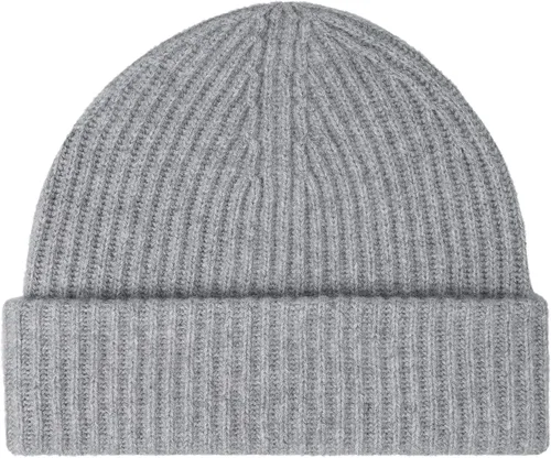 Miniatura 3 de Gorro de punto grueso para hombre, cachemira, suave y elástico, gorro cálido para invierno